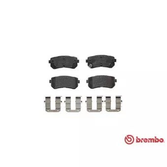 Jeu de 4 plaquettes de frein arrière BREMBO P 30 068