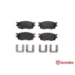 Jeu de 4 plaquettes de frein avant BREMBO P 30 069 - Visuel 1