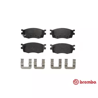 Jeu de 4 plaquettes de frein avant BREMBO P 30 069