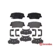 Jeu de 4 plaquettes de frein avant BREMBO P 30 070 - Visuel 1