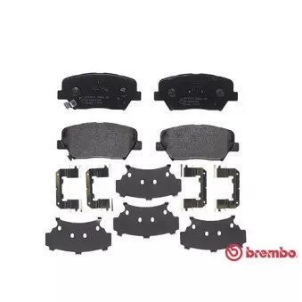 Jeu de 4 plaquettes de frein avant BREMBO P 30 070