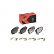 Jeu de 4 plaquettes de frein avant BREMBO P 30 070X - Visuel 1