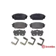 Jeu de 4 plaquettes de frein avant BREMBO P 30 071 - Visuel 1