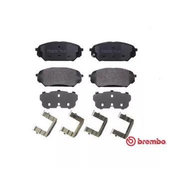 Jeu de 4 plaquettes de frein avant BREMBO P 30 071