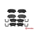 Jeu de 4 plaquettes de frein avant BREMBO P 30 073 - Visuel 1