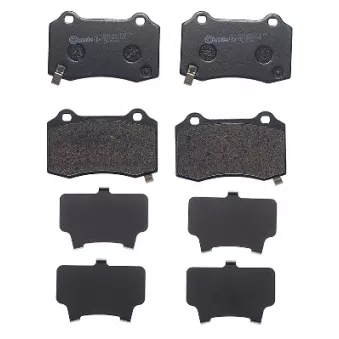Jeu de 4 plaquettes de frein arrière BREMBO P 30 074