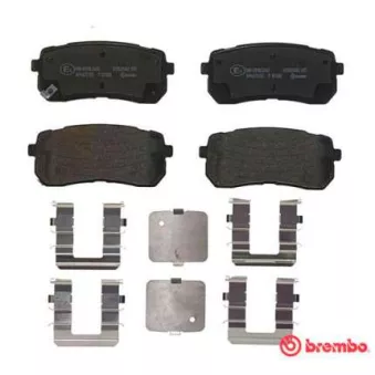 Jeu de 4 plaquettes de frein arrière BREMBO P 30 080