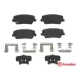 Jeu de 4 plaquettes de frein arrière BREMBO P 30 081 - Visuel 1