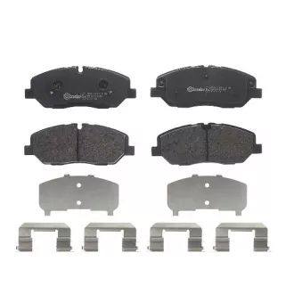 Jeu de 4 plaquettes de frein avant BREMBO P 30 084