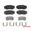 Jeu de 4 plaquettes de frein avant BREMBO P 30 086 - Visuel 1