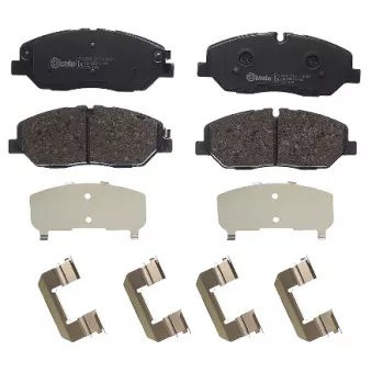 Jeu de 4 plaquettes de frein avant BREMBO P 30 090