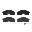 Jeu de 4 plaquettes de frein avant BREMBO P 30 091 - Visuel 1