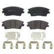 Jeu de 4 plaquettes de frein avant BREMBO P 30 096 - Visuel 1