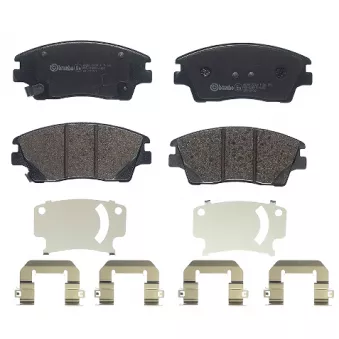 Jeu de 4 plaquettes de frein avant BREMBO P 30 096