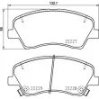 Jeu de 4 plaquettes de frein avant BREMBO P 30 098 - Visuel 2