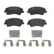 Jeu de 4 plaquettes de frein avant BREMBO P 30 098 - Visuel 1