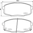 Jeu de 4 plaquettes de frein avant BREMBO P 30 099 - Visuel 2