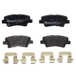 Jeu de 4 plaquettes de frein arrière BREMBO P 30 101 - Visuel 1