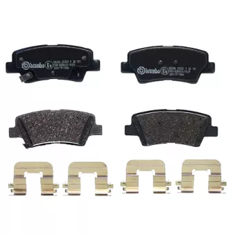 Jeu de 4 plaquettes de frein arrière BREMBO P 30 101
