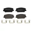 Jeu de 4 plaquettes de frein avant BREMBO P 30 102 - Visuel 1