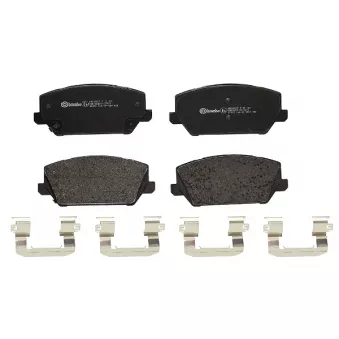 Jeu de 4 plaquettes de frein avant BREMBO P 30 102