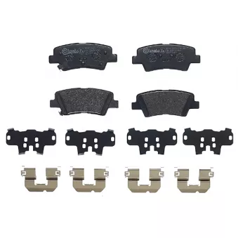 Jeu de 4 plaquettes de frein arrière BREMBO P 30 103