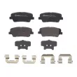 Jeu de 4 plaquettes de frein arrière BREMBO P 30 104 - Visuel 1