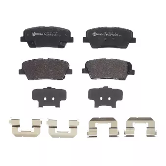 Jeu de 4 plaquettes de frein arrière BREMBO P 30 104