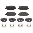 Jeu de 4 plaquettes de frein arrière BREMBO P 30 105 - Visuel 1