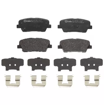 Jeu de 4 plaquettes de frein arrière BREMBO P 30 105