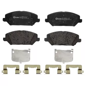 Jeu de 4 plaquettes de frein avant BREMBO P 30 110