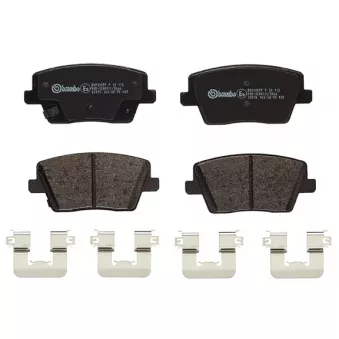 Jeu de 4 plaquettes de frein arrière BREMBO P 30 112
