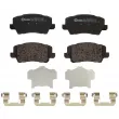 Jeu de 4 plaquettes de frein avant BREMBO P 30 114 - Visuel 1