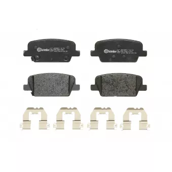 Jeu de 4 plaquettes de frein arrière BREMBO P 30 118