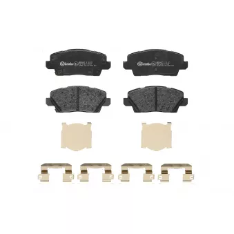 Jeu de 4 plaquettes de frein avant BREMBO P 30 125
