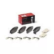 Jeu de 4 plaquettes de frein avant BREMBO P 30 126 - Visuel 1
