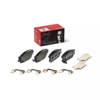 Jeu de 4 plaquettes de frein avant BREMBO P 30 126