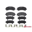 Jeu de 4 plaquettes de frein avant BREMBO P 34 007 - Visuel 1