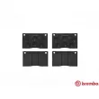Jeu de 4 plaquettes de frein avant BREMBO P 36 003 - Visuel 1