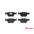 Jeu de 4 plaquettes de frein avant BREMBO P 36 007 - Visuel 1