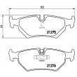Jeu de 4 plaquettes de frein arrière BREMBO P 36 008 - Visuel 2