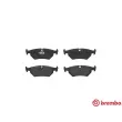 Jeu de 4 plaquettes de frein arrière BREMBO P 36 008 - Visuel 1