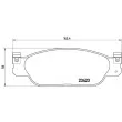 Jeu de 4 plaquettes de frein avant BREMBO P 36 012 - Visuel 2