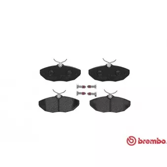 Jeu de 4 plaquettes de frein arrière BREMBO