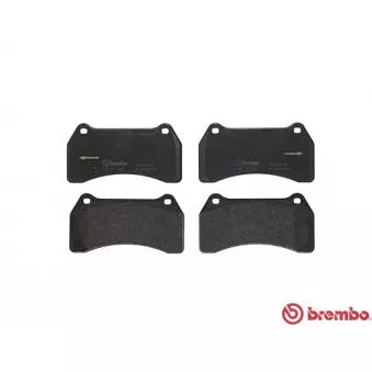 Jeu de 4 plaquettes de frein avant BREMBO P 36 014