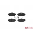 Jeu de 4 plaquettes de frein arrière BREMBO P 36 015 - Visuel 1