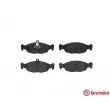 Jeu de 4 plaquettes de frein arrière BREMBO P 36 017 - Visuel 1