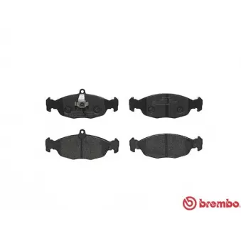 Jeu de 4 plaquettes de frein arrière BREMBO P 36 017