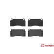 Jeu de 4 plaquettes de frein avant BREMBO P 36 018 - Visuel 1