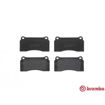 Jeu de 4 plaquettes de frein avant BREMBO P 36 018
